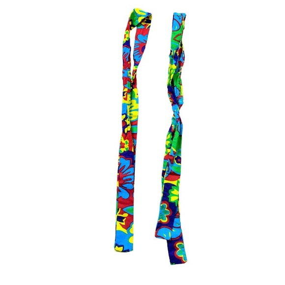 60S/70S 5 Piece HIPPIE Halloween DRESS UP/Costume White/Multi Size Medium - Picture 8 of 10